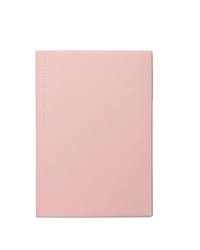 MARK'S Log Diary Date-free Weekly Planner Pink