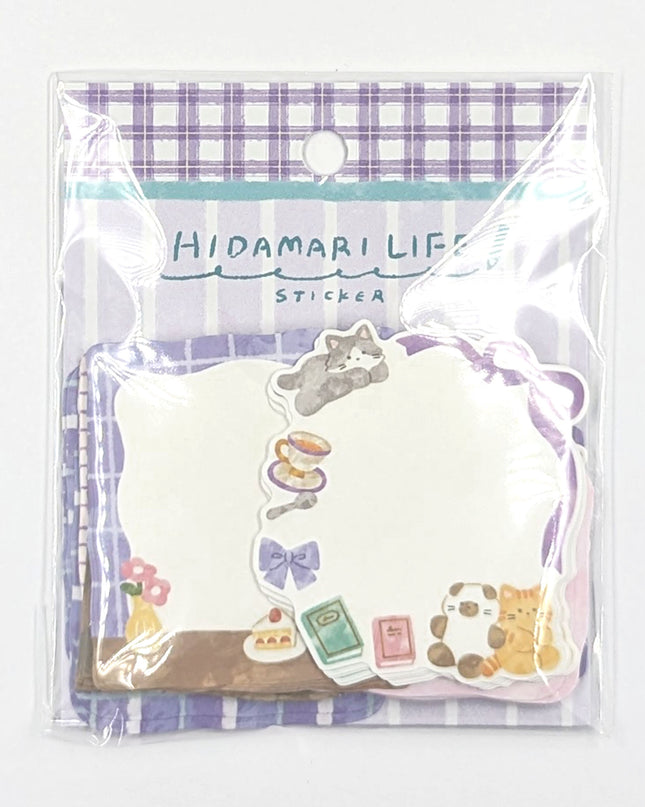 MIND WAVE Flake Sticker - HIDAMARI LIFE bread cat