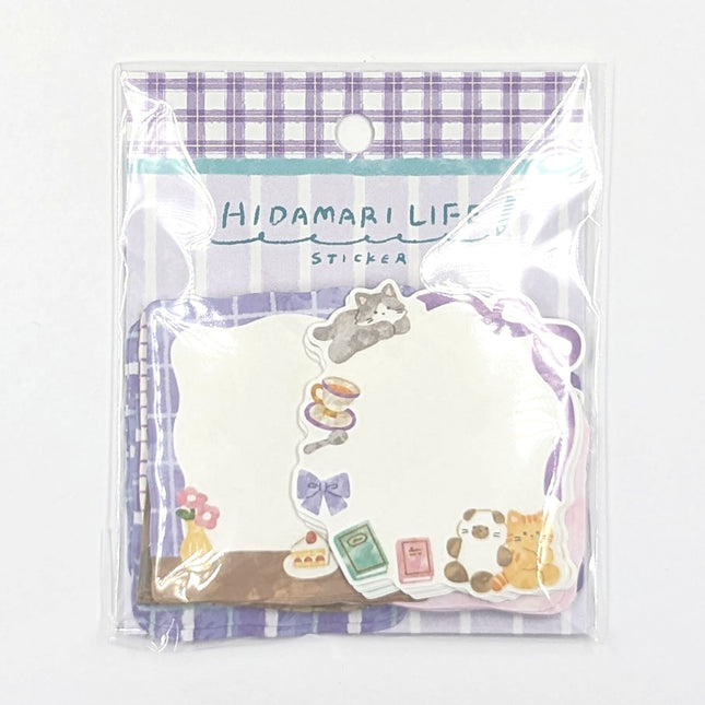 MIND WAVE Flake Sticker - HIDAMARI LIFE bread cat