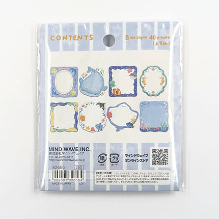 MIND WAVE Flake Sticker - HIDAMARI LIFE sea