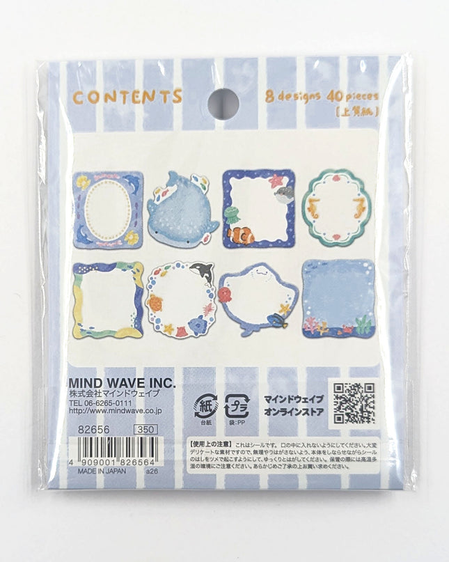 MIND WAVE Flake Sticker - HIDAMARI LIFE sea