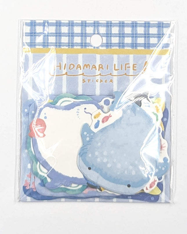 MIND WAVE Flake Sticker - HIDAMARI LIFE sea