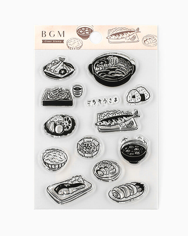 BGM Clear Stamp Japanese Washoku