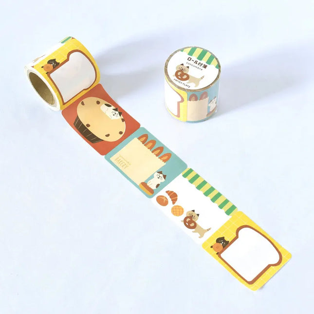 PAPIER PLATZ Concombre Roll Sticky Notes Bread