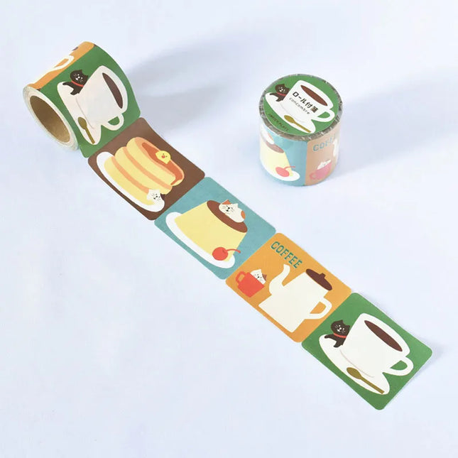 PAPIER PLATZ Concombre Roll Sticky Notes Cafe