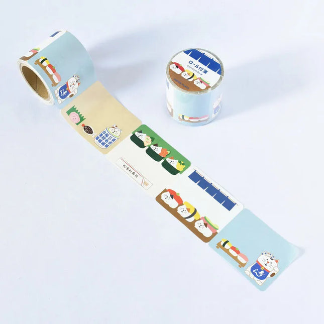 PAPIER PLATZ Concombre Roll Sticky Notes Sushi