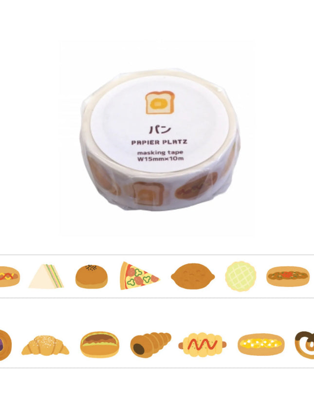 PAPIER PLATZ Okawari Masking Tape bread