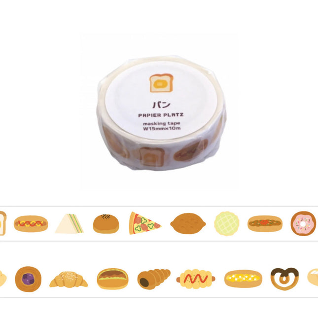 PAPIER PLATZ Okawari Masking Tape bread