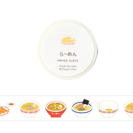 PAPIER PLATZ Okawari Masking Tape Ramen