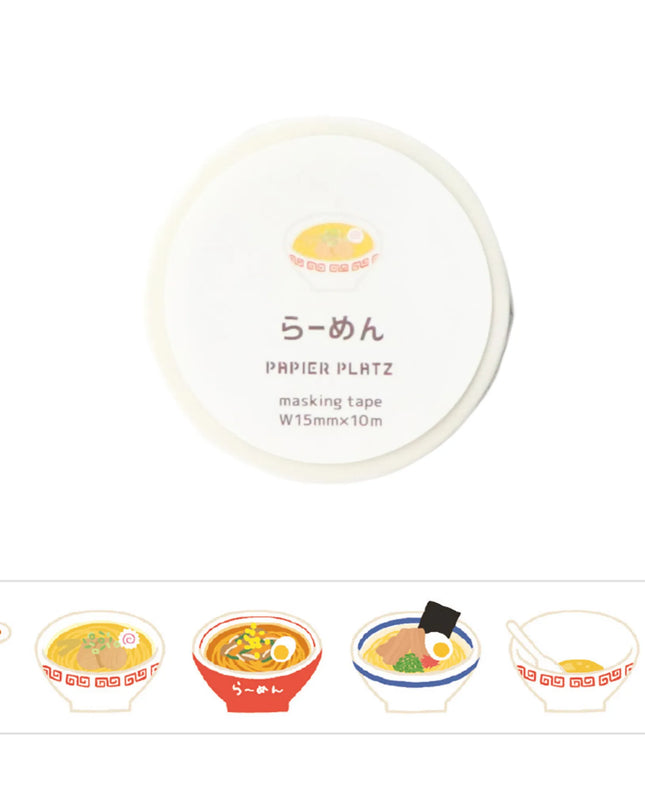 PAPIER PLATZ Okawari Masking Tape Ramen