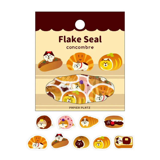 PAPIER PLATZ Concombre Flake Sticker bakery