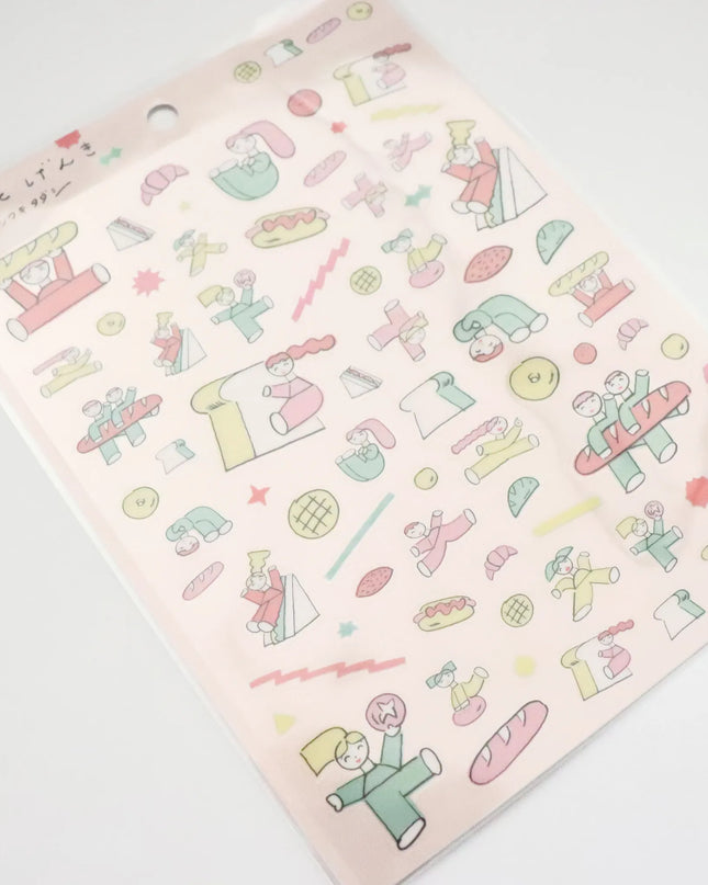 COZYCA PRODUCTS Stickers – Bread and Energy illustrated by Tadashi Nishiwaki