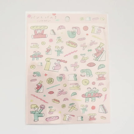 COZYCA PRODUCTS Stickers – Bread and Energy illustrated by Tadashi Nishiwaki