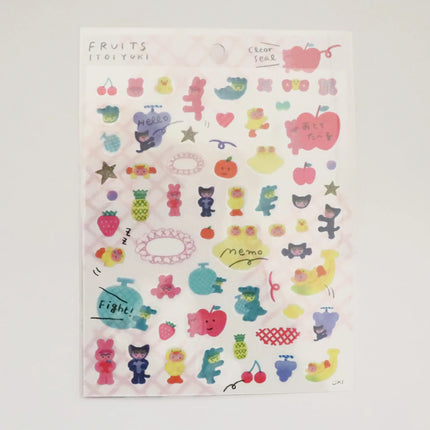 COZYCA PRODUCTS Stickers – Fruits illustrated by Yuki Itoi