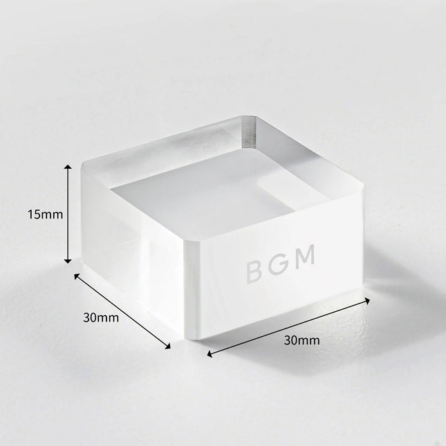 BGM Acrylic Block for Clear Stamp – Cube details