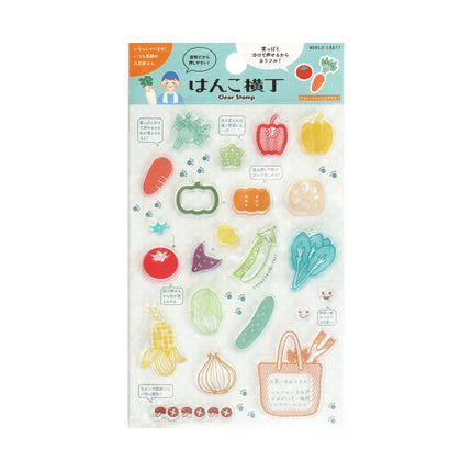 WORLD CRAFT Clear Stamp - Greengrocer (Yaoya)