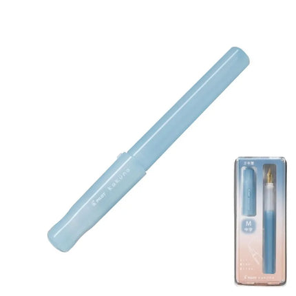PILOT Kakuno Fountain Pen (Medium) - Drowsy Color Series (Madoromi) light blue