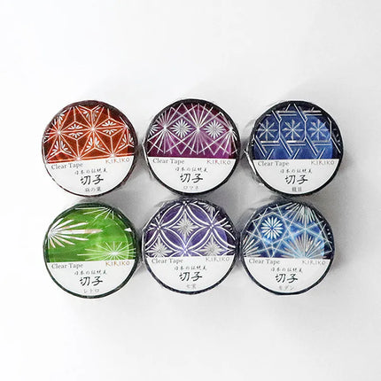 KAMIISO SANSYO SAIEN Kiriko Clear Tape 20mm (Hologram Foil)