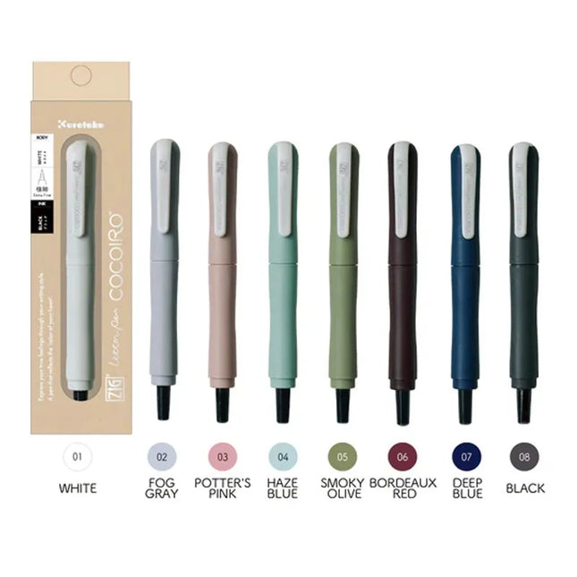 KURETAKE ZIG Letter Pen Cocoiro Extra Fine