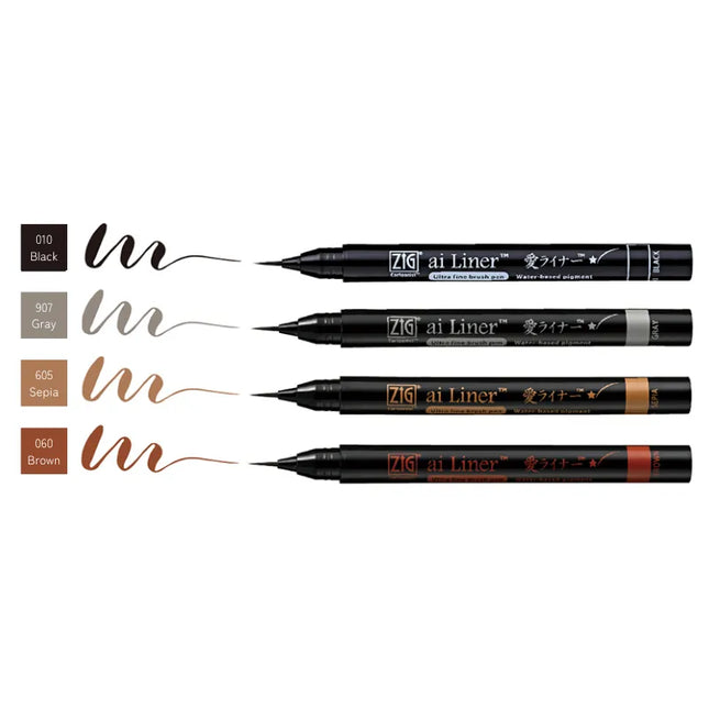 KURETAKE Love Liner Brush Pen Ultra Fine (ED101)
