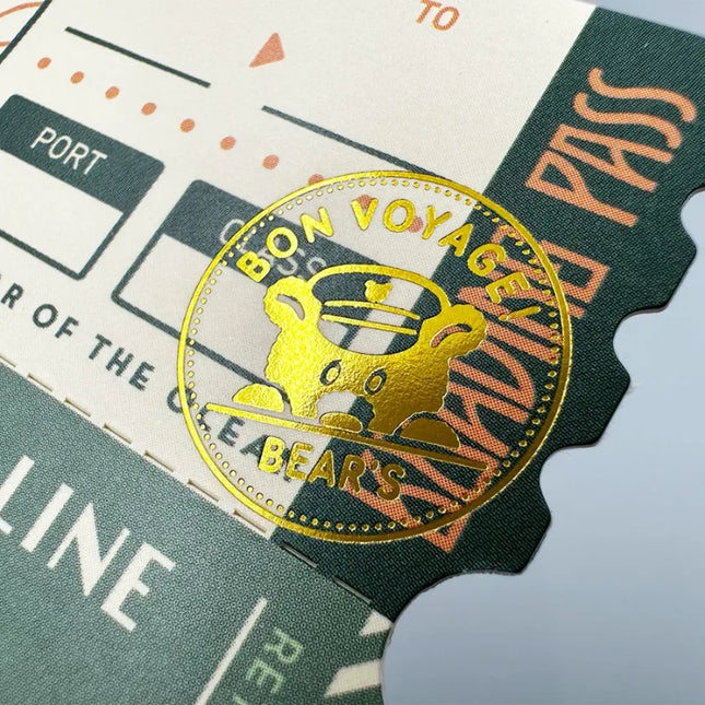 ROKKAKU X ob1toy Ticket Memo Cards Earth Tours close up