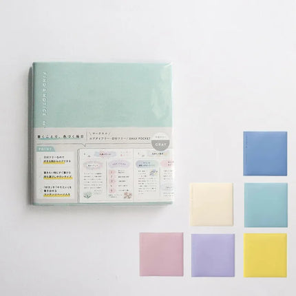 MARK'S Life Log Diary funlog Date-free Daily Pocket Square