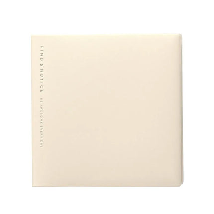 MARK'S Life Log Diary funlog Date-free Daily Pocket Square inside Ivory