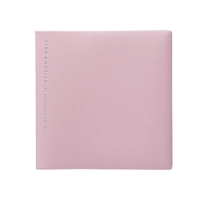 MARK'S Life Log Diary funlog Date-free Daily Pocket Square Pink