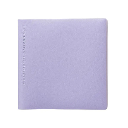 MARK'S Life Log Diary funlog Date-free Daily Pocket Square Purple