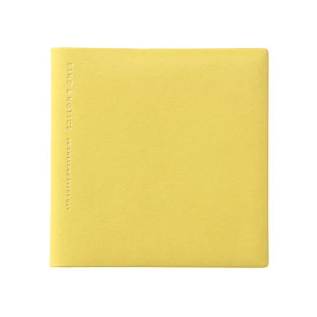 MARK'S Life Log Diary funlog Date-free Daily Pocket Square yellow