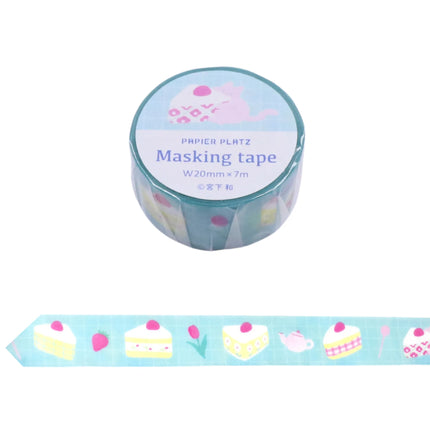 PAPIER PLATZ x Miyashita Nodoka Masking Tape 20 mm Tea Time