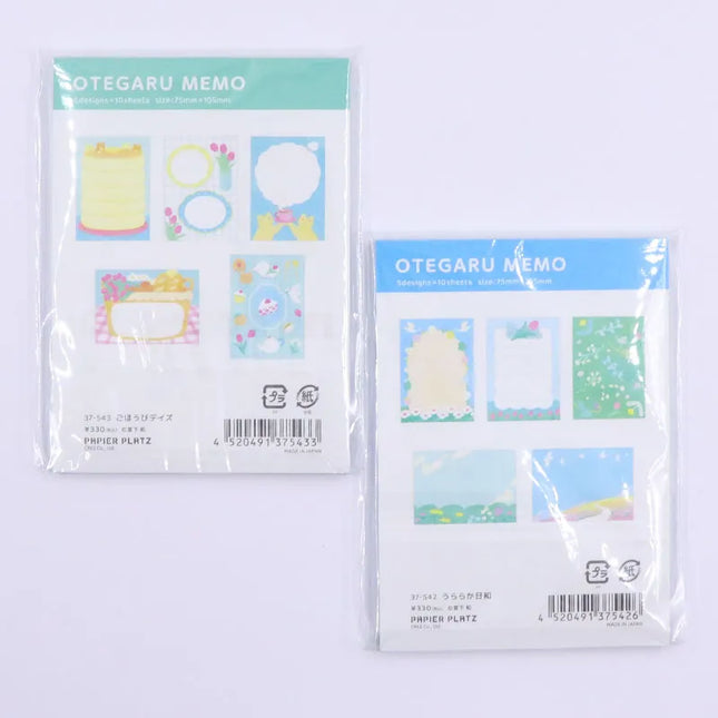 PAPIER PLATZ x Miyashita Nodoka Otegaru Memo Pad