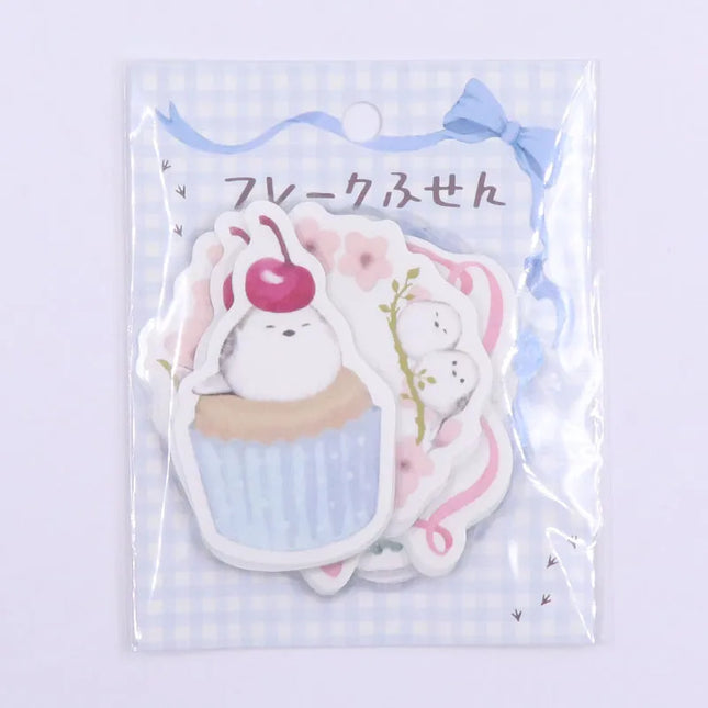 PAPIER PLATZ Flake Sticky Note Shinaenaga illustrated by MILINA