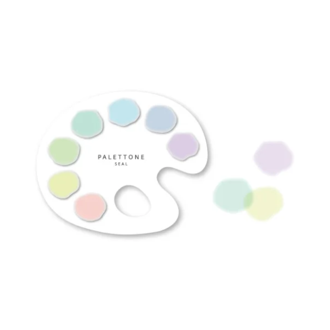 SUN-STAR Paint Palette-Style Stickers Palettone