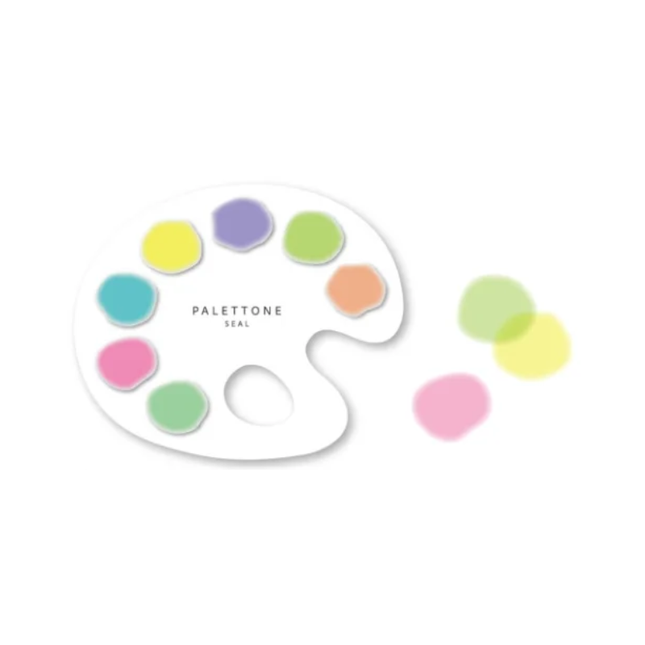 SUN-STAR Paint Palette-Style Stickers Palettone
