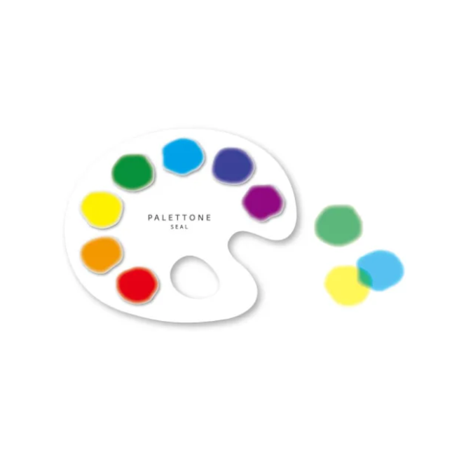 SUN-STAR Paint Palette-Style Stickers Palettone