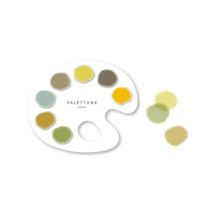 SUN-STAR Paint Palette-Style Stickers Palettone