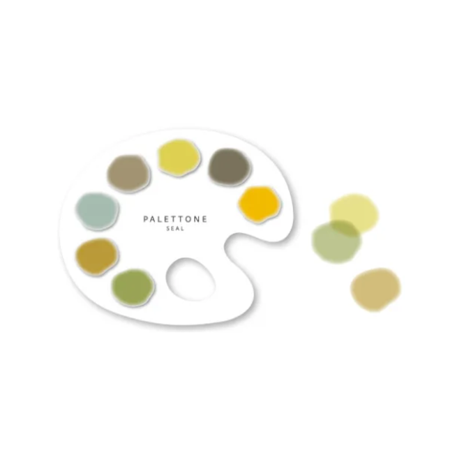 SUN-STAR Paint Palette-Style Stickers Palettone