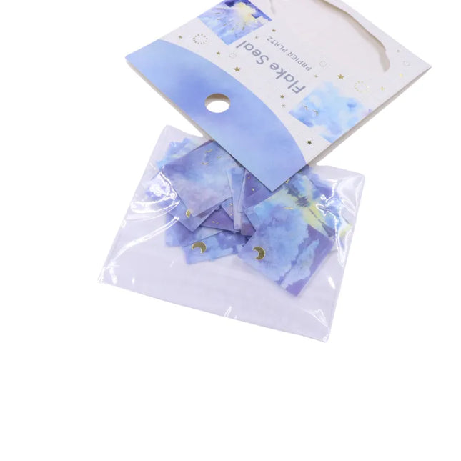 PAPIER PLATZ Flake Stickers (Gold Foil Stamping) illustrated by Awa