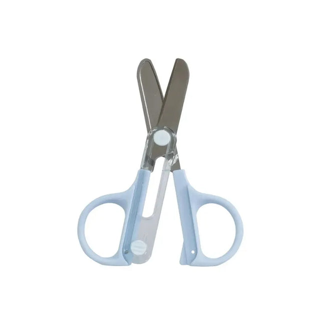 KUTSUWA Compact Scissors with Built-in Cap