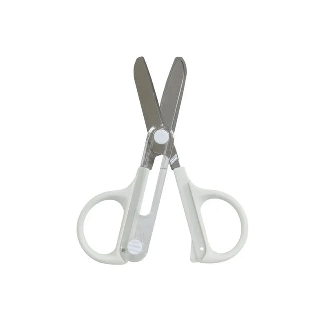 KUTSUWA Compact Scissors with Built-in Cap