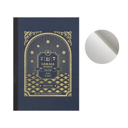 TERANISHI CHEMICAL Taisho Roman Haikara Notebook (Gold Foil)