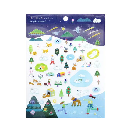 COZYCA PRODUCTS Stickers – A Cold Land Far Away (illustrated by Narumi Suzuki)