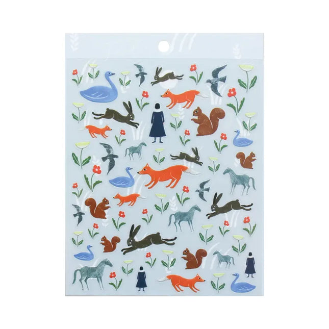 COZYCA PRODUCTS Stickers – Garden (illustrated by Shuku Nishi)