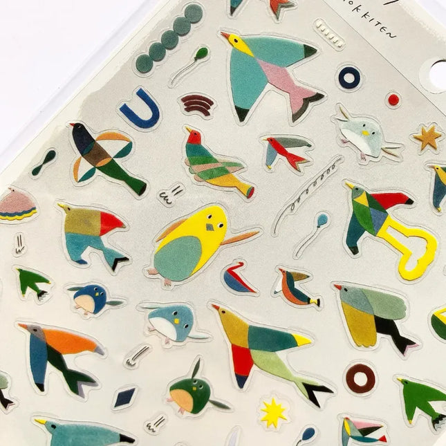 COZYCA PRODUCTS Stickers – TOBU! (Fly!) (illustrated by SUBIKIAWA SHOKKITEN) close up