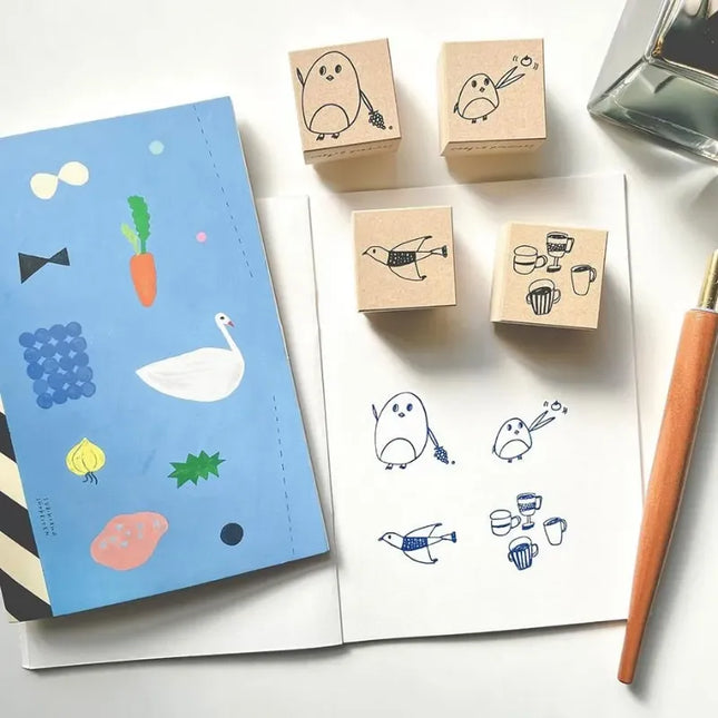 COZYCA PRODUCTS Stamp Notebook – Life Objects (illustrated by SUBIKIAWA SHOKKITEN)