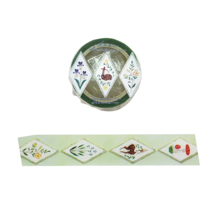 COZYCA PRODUCTS Clear Masking Tape 20mm – Deer Dream (illustrated by Midori Asano)