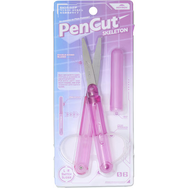 Raymay PENCUT Ambidextrous Portable Scissors - Skeleton Color