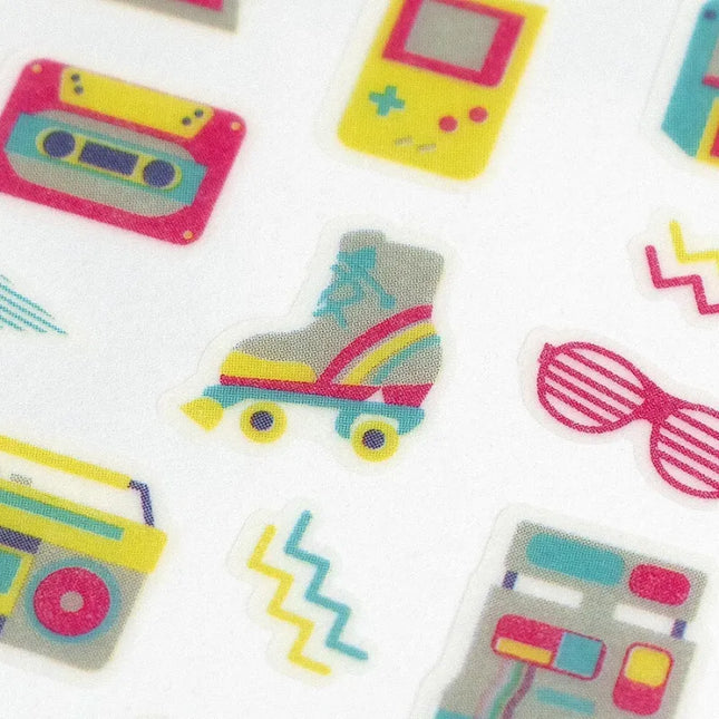 NB Retro Pop Yuru-Bun Stickers close up