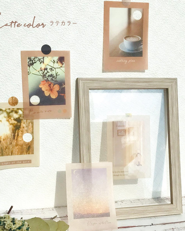 HAPILA 3 Ways Frame Sticker Latte